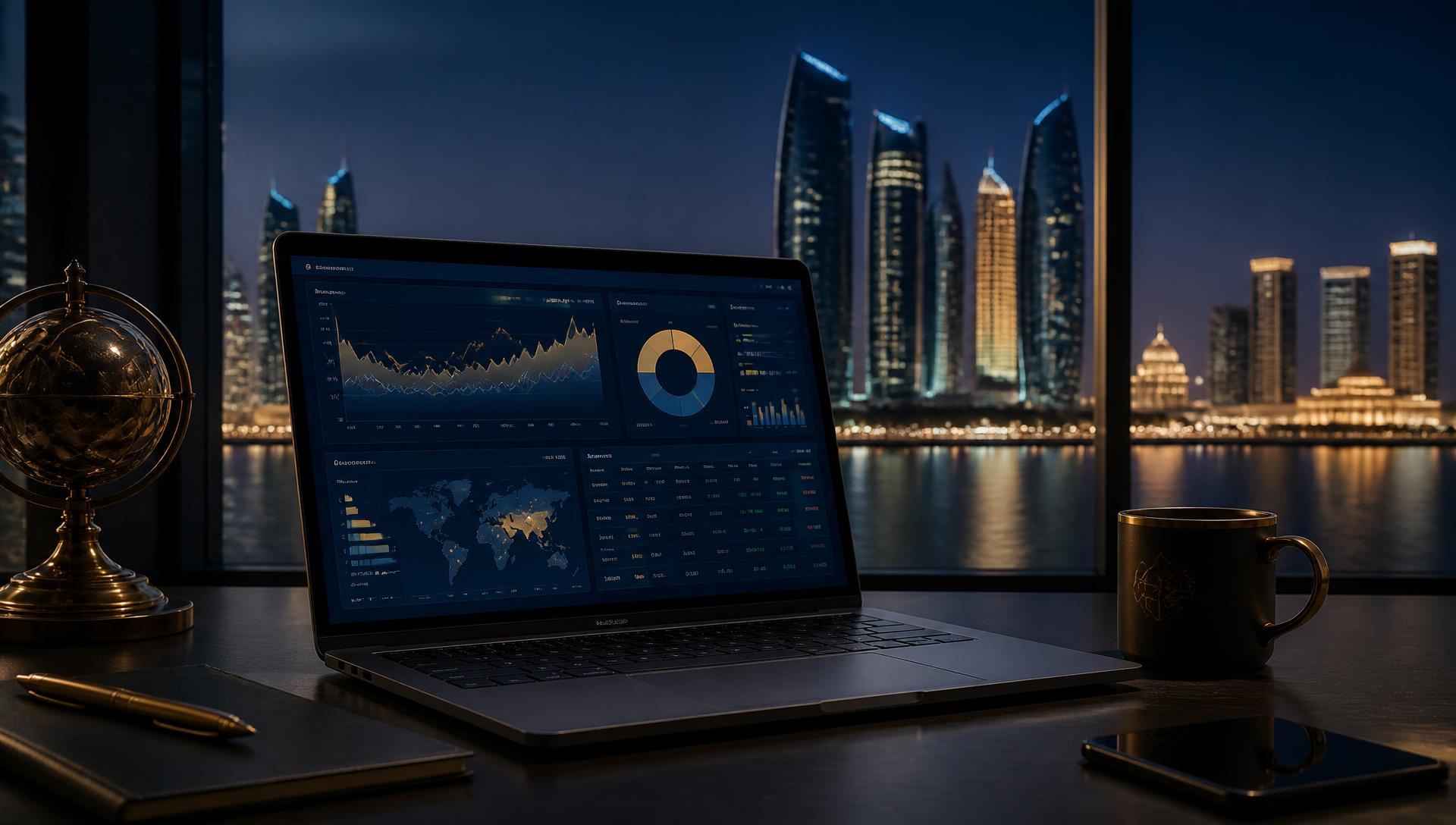 A UAE-based company director preparing identity and address documents for a UK business bank account application A UAE-based company director preparing identity and address documents for a UK business bank account application