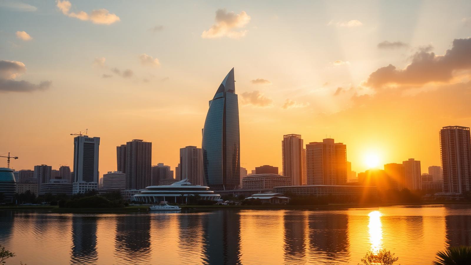 Iconic Ivory Coast skyline