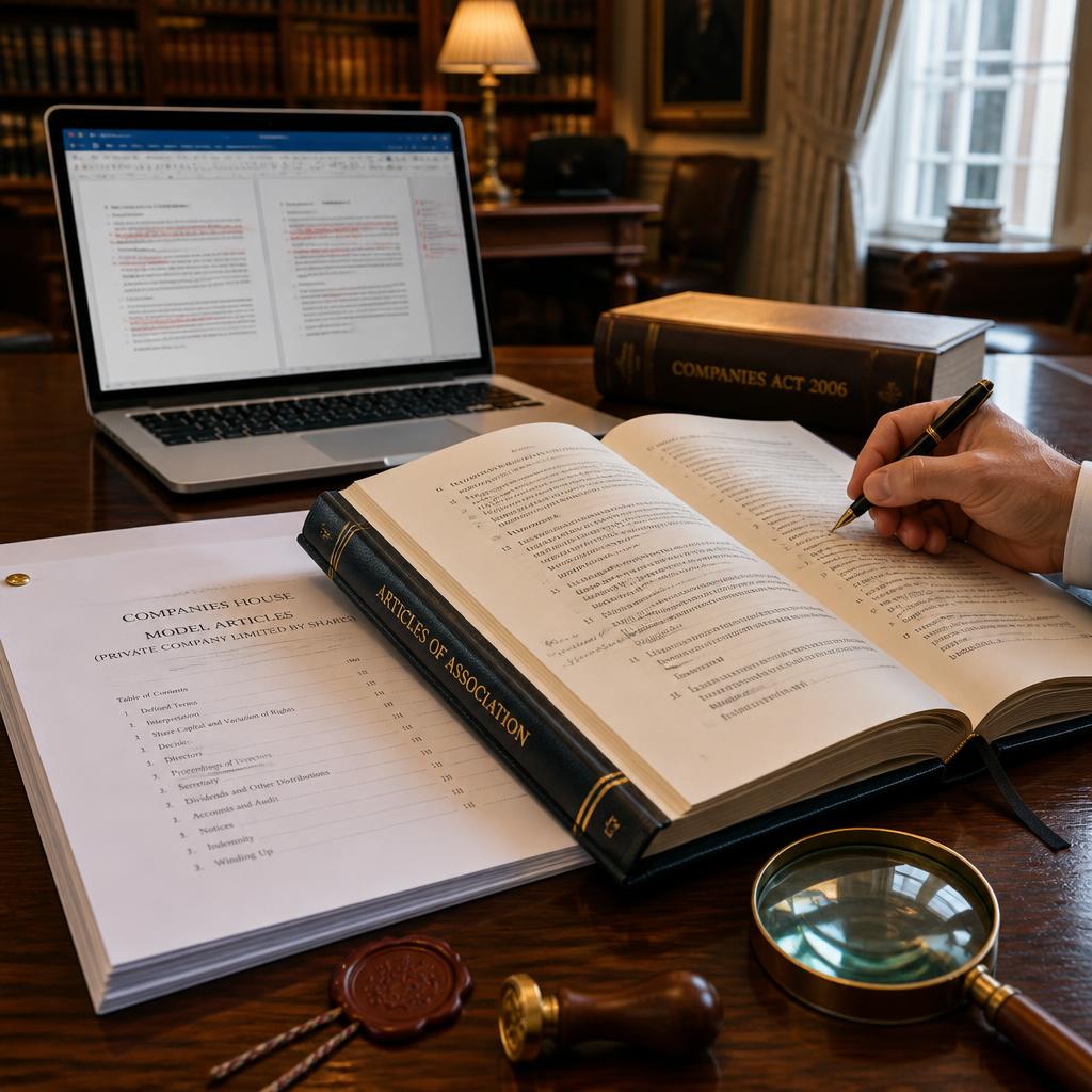Model Articles vs bespoke Articles of Association: when to draft your own
